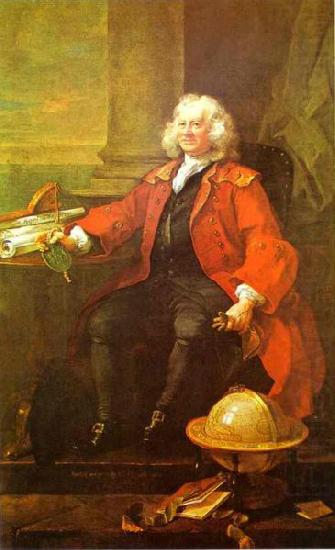 William Hogarth Portrait of Captain Thomas Coram china oil painting image